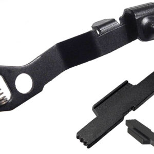 Ghost Extended Slide Release & NDZ Extended Slide Lock Lever BLACK for Glock 42 .380