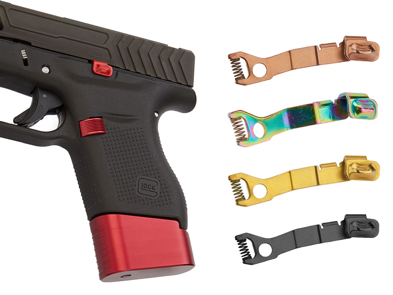 Ghost Glock 43 43X 48 Extended Slide Release (ESR)