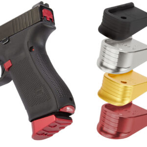 NDZ Glock Gen 1-5 Magazine Floor Plate with Finger Extension, Aspis Cut