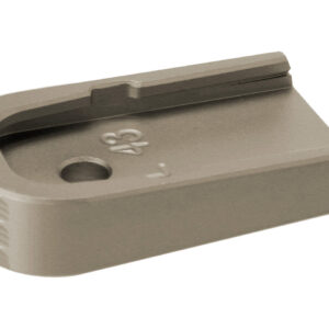 NDZ Cerakote FDE Magazine Plate for Glock 43