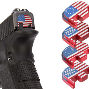 NDZ Glock Gen 1-5 Rear Slide Cover Plate, US Flag