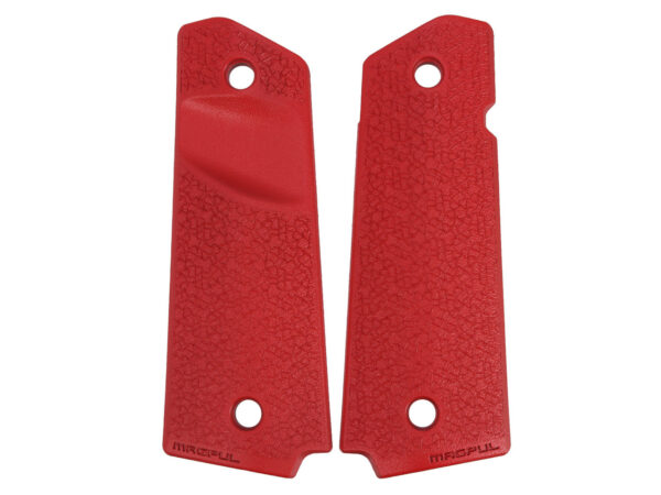 Magpul 1911 Pistol Grip Panel in USMC Red Cerakote with Diamond Cross-Section (*LZ)
