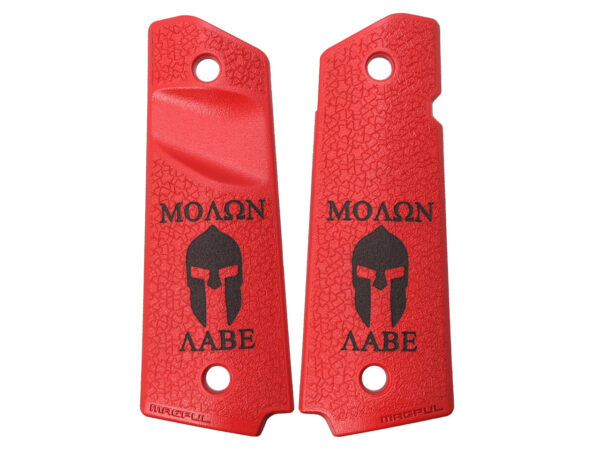 Magpul 1911 Pistol Grip Panel in USMC Red Cerakote with Diamond Cross-Section (*LZ) - Image 2