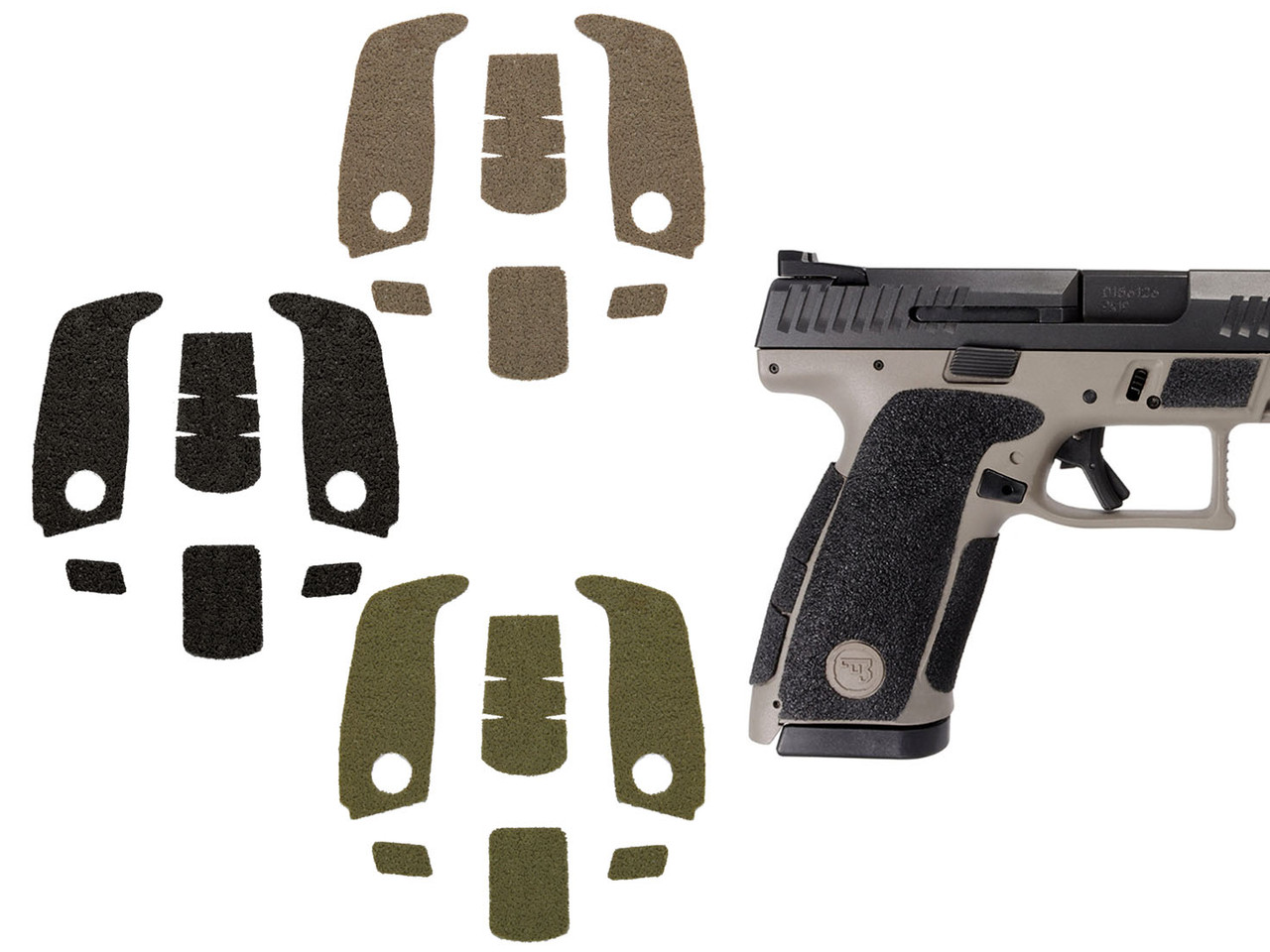 NDZ CZ P-10 C Granulate Textured Pistol Grip