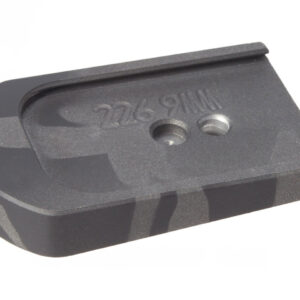 NDZ Magazine Plate for Sig Sauer P226 9mm .40 .357 Cerakote Black & Tungsten Tiger Stripe
