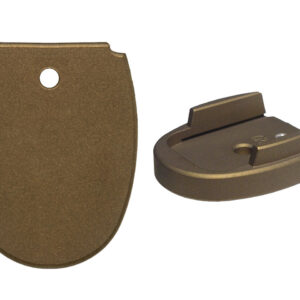 NDZ Magazine Floor Base Plate for Sig Sauer P320 P250 9mm .357 .40 Cerakote Burnt Bronze