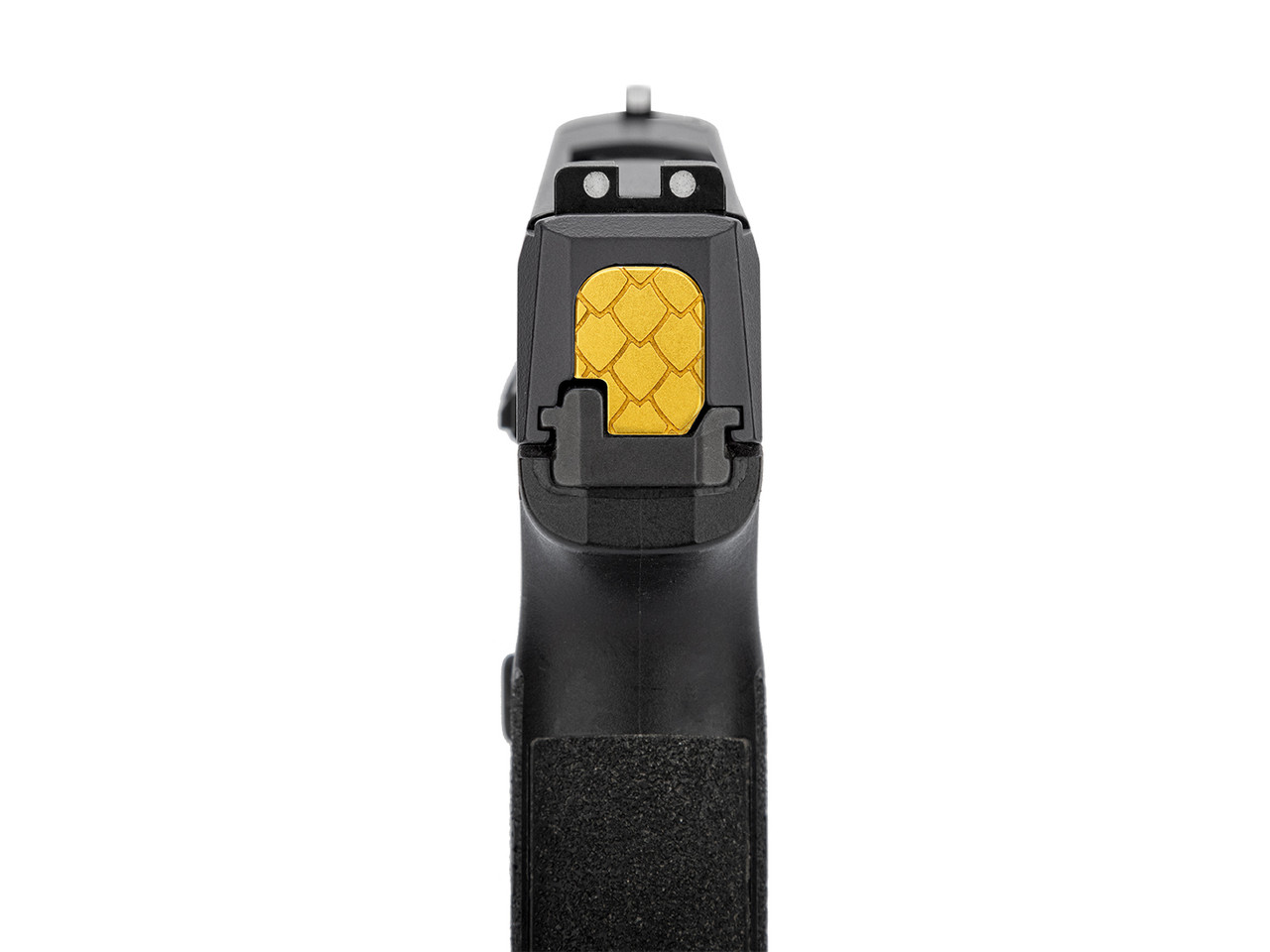 NDZ Performance Laser Deep Engraved Rear Slide Cover Plate for Sig Sauer P365, P365XL, P365 X-Macro, Fuse in Gold