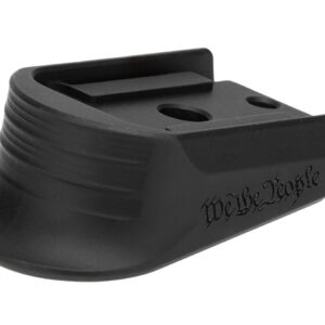 NDZ Sig Sauer P365XL Magazine Plate with Finger Extension Deep Laser Engraved We The People, Black