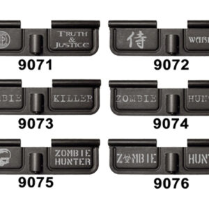 NDZ AR Ejection Port Dust Cover Black - Lasered (12) Veritas & More