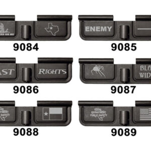 Gun Engineer AR Ejection Port Dust Cover Black - Lasered (14) Texas & More