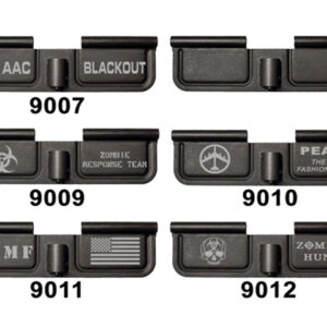 NDZ AR Ejection Port Dust Cover Black - Lasered (02) Peace & More