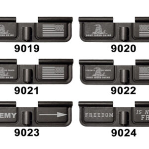 NDZ AR Ejection Port Dust Cover Black - Lasered (04) Freedom & More