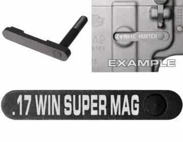 NDZ AR-15 SW 15-22 Black Magazine Catch 17 WIN SUPER MAG