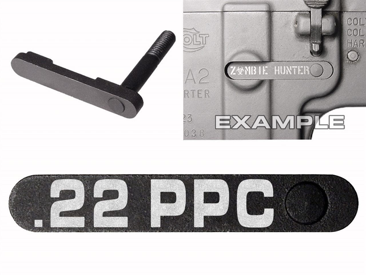 NDZ AR-15 SW 15-22 Black Magazine Catch 22 PPC