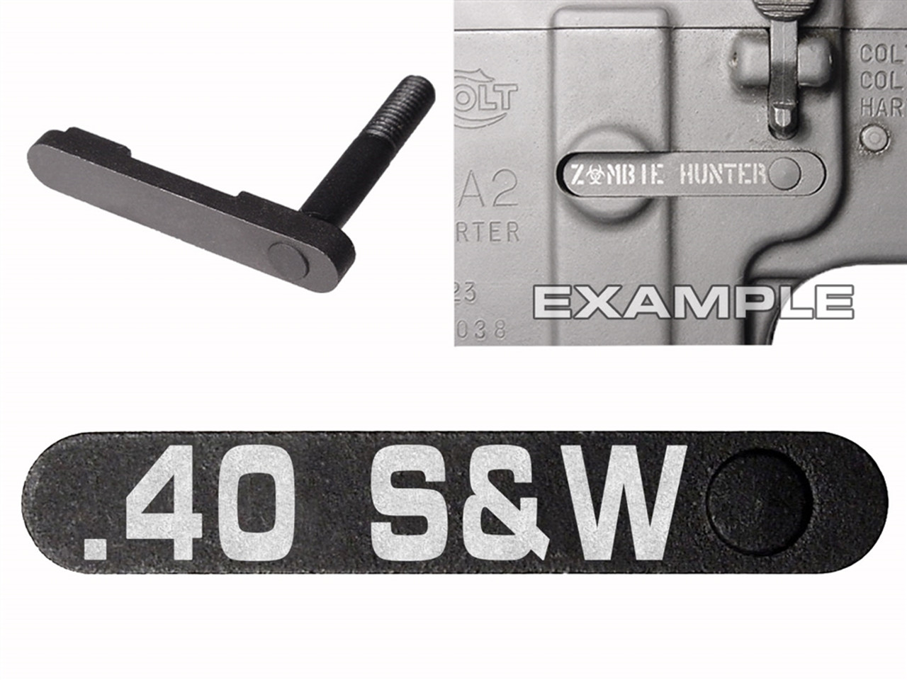 NDZ AR-15 SW 15-22 Black Magazine Catch 40 SW