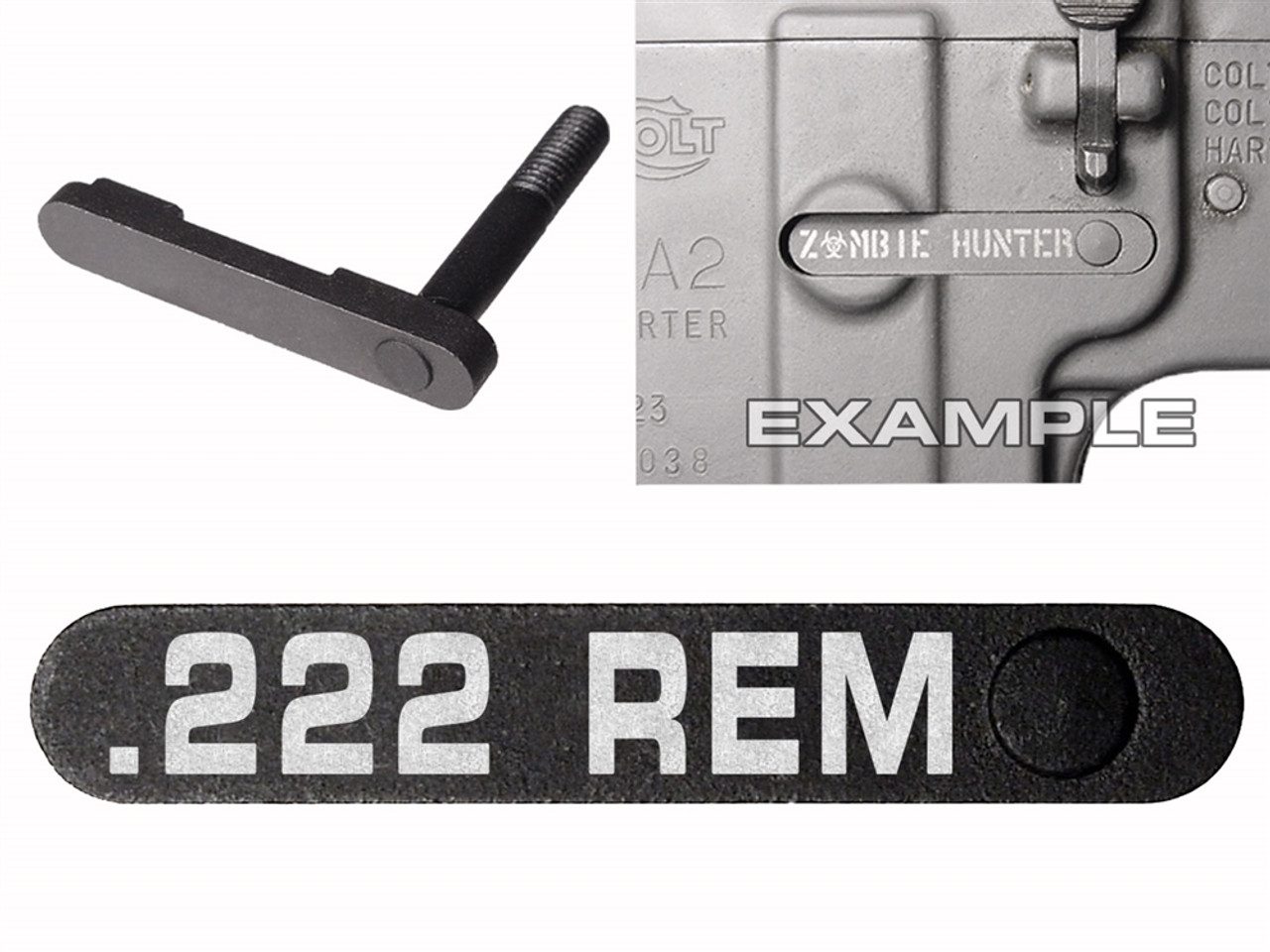 NDZ AR-15 SW 15-22 Black Magazine Catch 222 REM