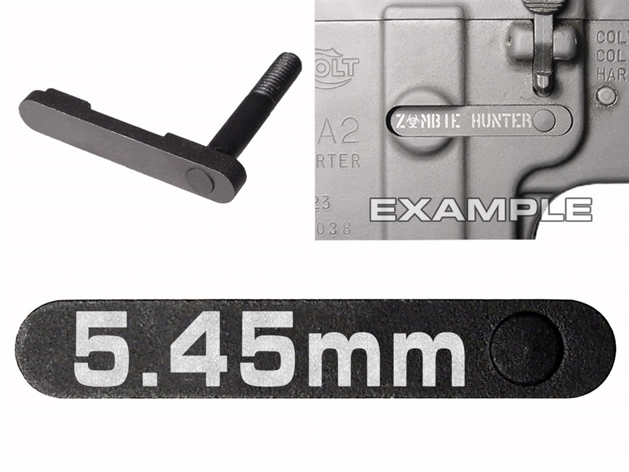 NDZ AR-15 SW 15-22 Black Magazine Catch 5.45MM