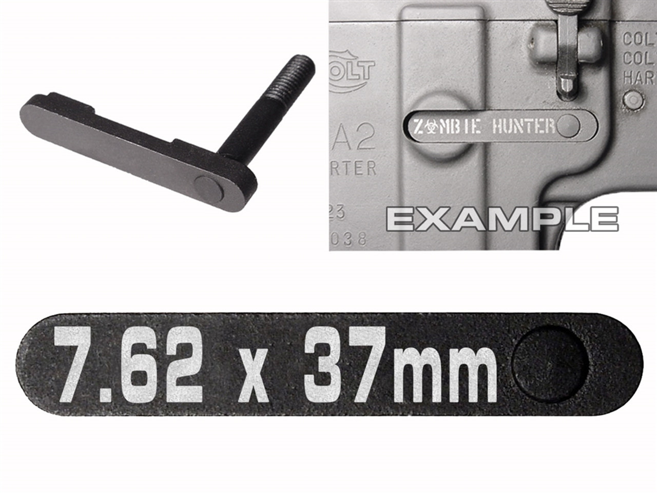 NDZ AR-15 SW 15-22 Black Magazine Catch 762x37mm