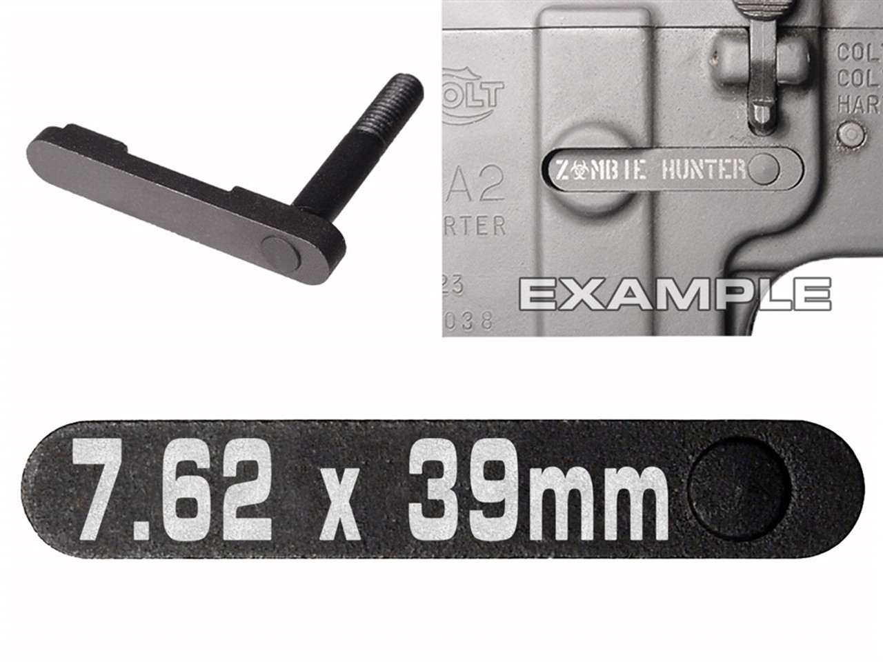 NDZ AR-15 SW 15-22 Black Magazine Catch 7.62 X 39MM