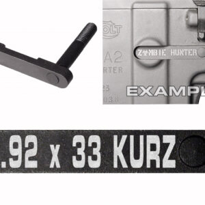 NDZ AR-15 SW 15-22 Black Magazine Catch 792x33 KURZ