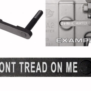 NDZ AR-15 SW 15-22 Black Magazine Catch Don't Tread On Me