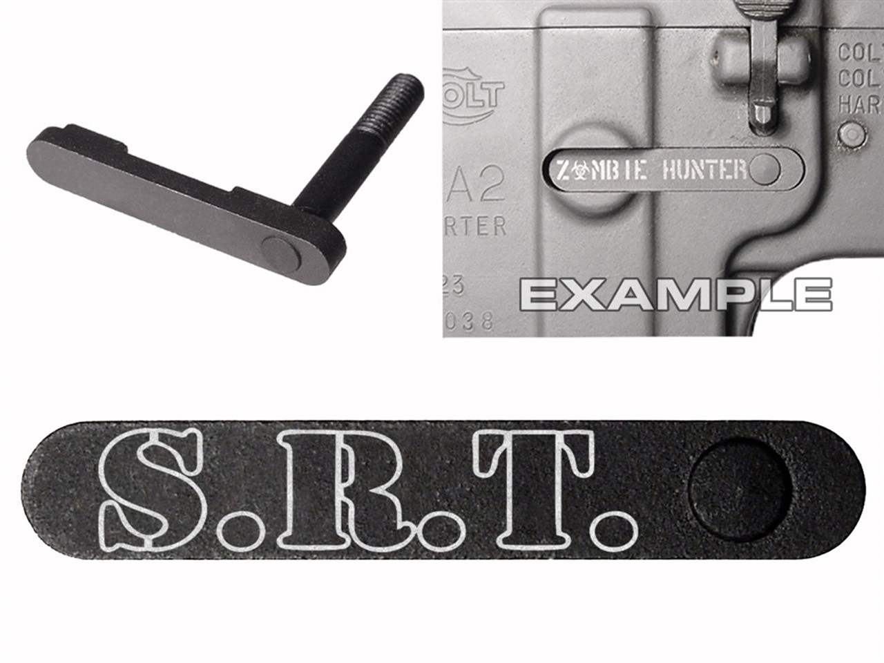 NDZ AR-15 SW 15-22 Black Magazine Catch Special Response Team