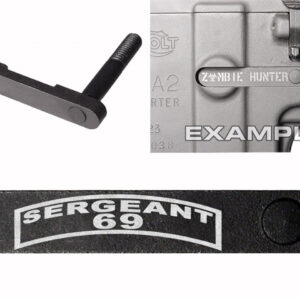 NDZ AR-15 SW 15-22 Black Magazine Catch 062 Banner Mil sergeant 69