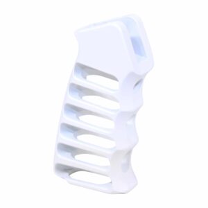 Skeletonized Aluminum Pistol Grip in Arctic White