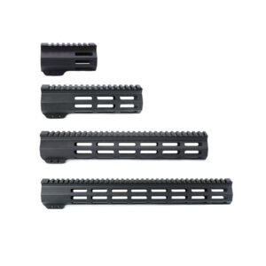 Gun Engineer AR-15 Free-Float M-Lok Handguard - 7075 T6 Aluminum, Black Anodized