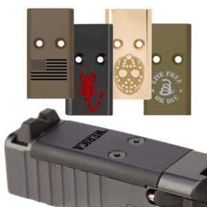 Gun Engineer Glock Gen 4-5 MOS Optic Plate - Brass, High-Stability Design