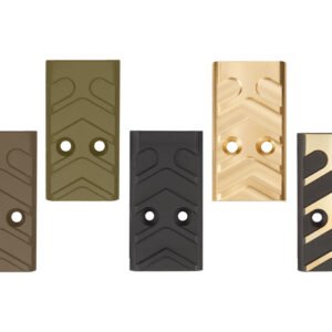 Gun Engineer Glock Gen 4-5 MOS Optic Plate - Brass Construction, Aspis Cut